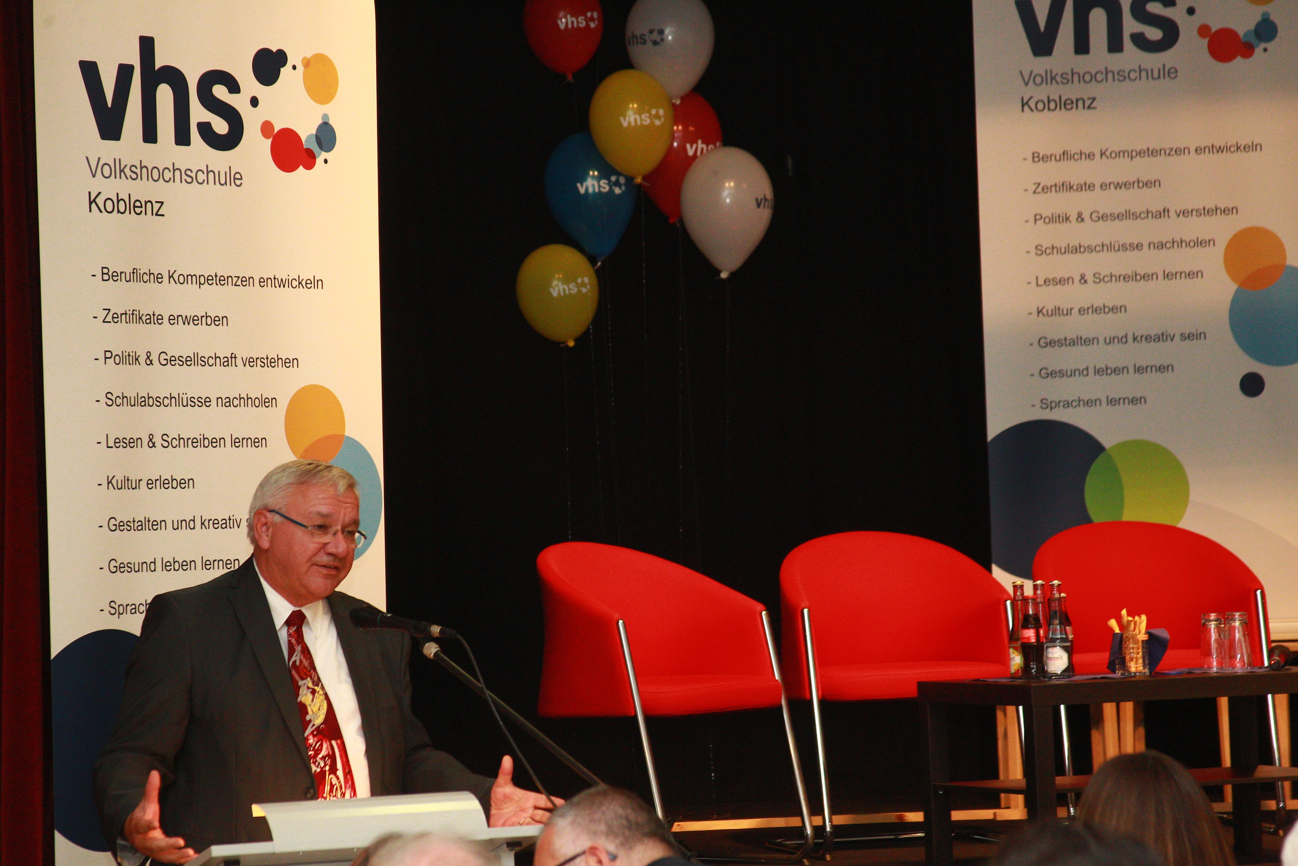 70 jähriges Jubiläum der Volkshochschule vhs Koblenz